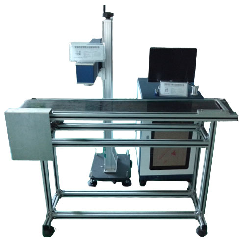 Fly laser marking machine